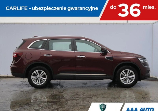 Renault Koleos cena 76000 przebieg: 87539, rok produkcji 2017 z Brzeziny małe 211